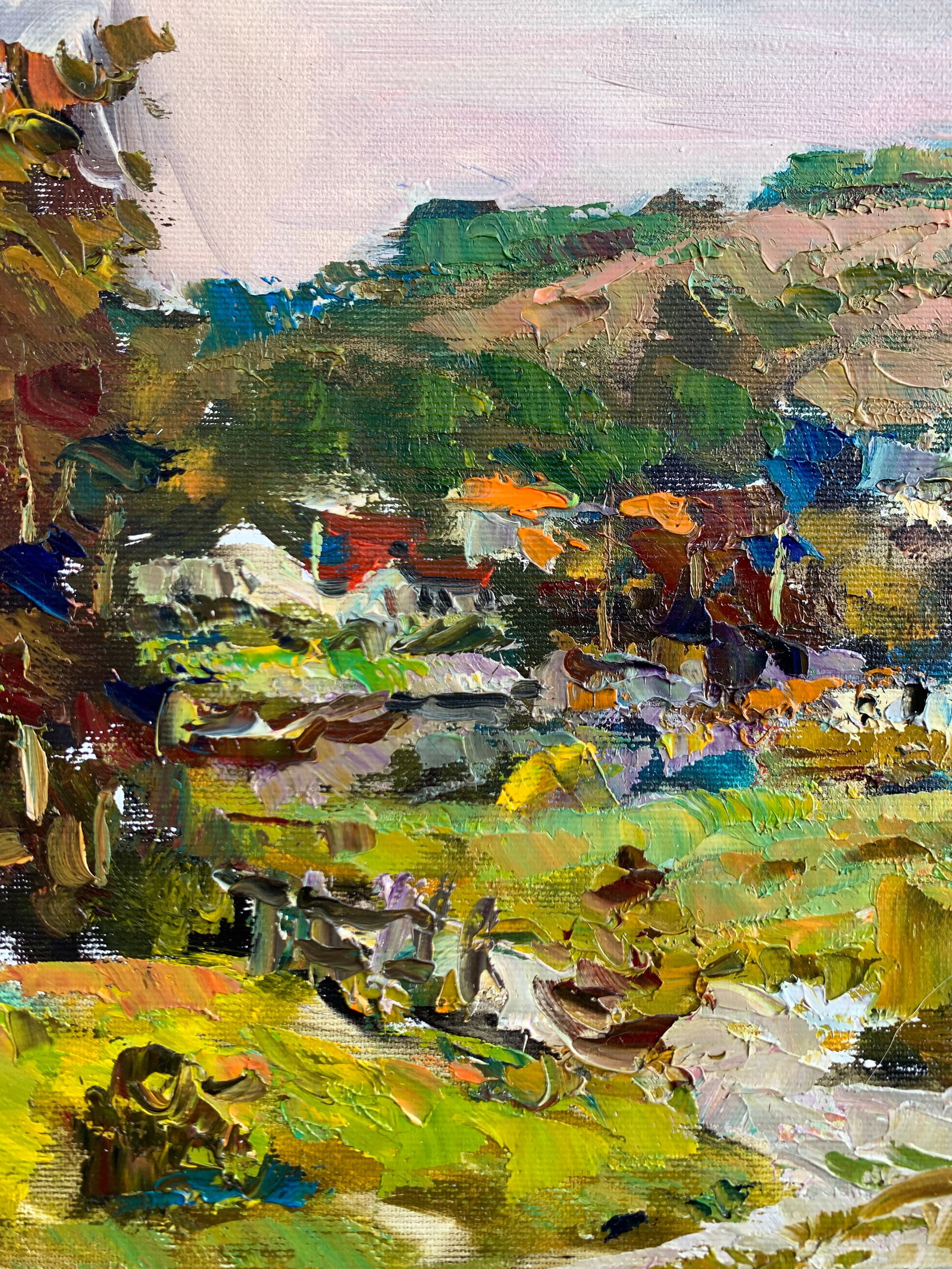 Oil painting Among the hills Sergey Ivanovich Animov - 3