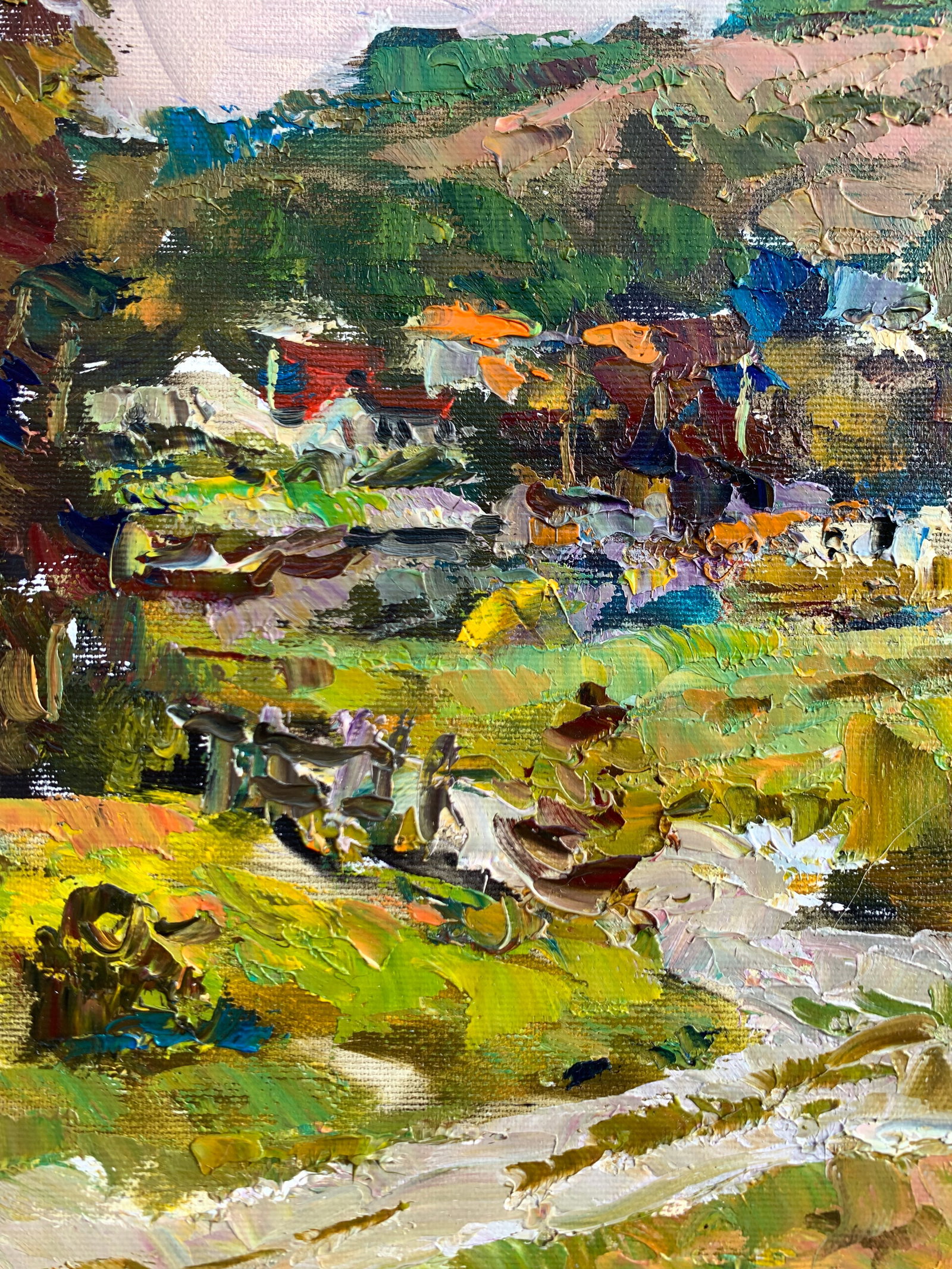 Oil painting Among the hills Sergey Ivanovich Animov - 4