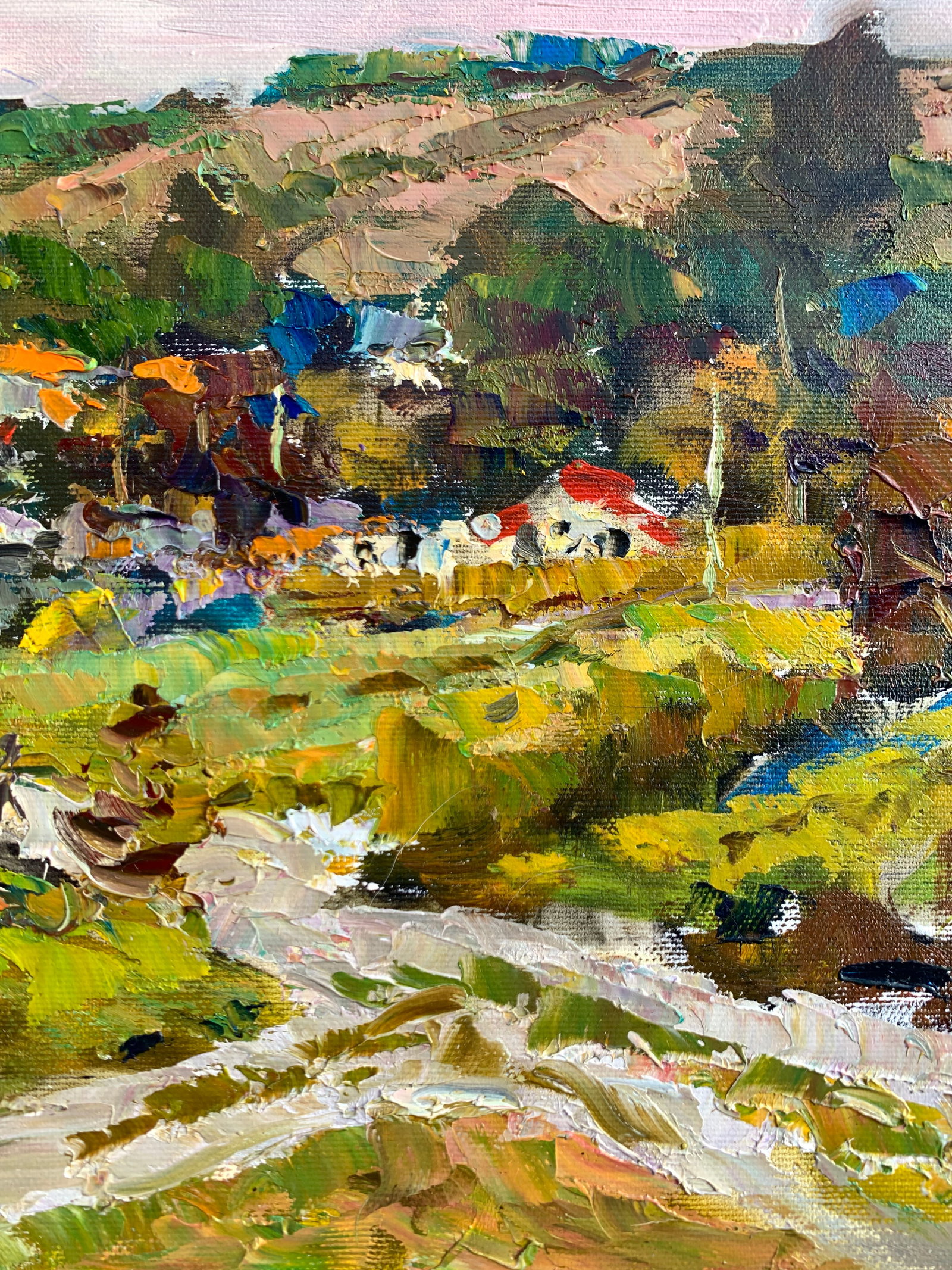 Oil painting Among the hills Sergey Ivanovich Animov - 6