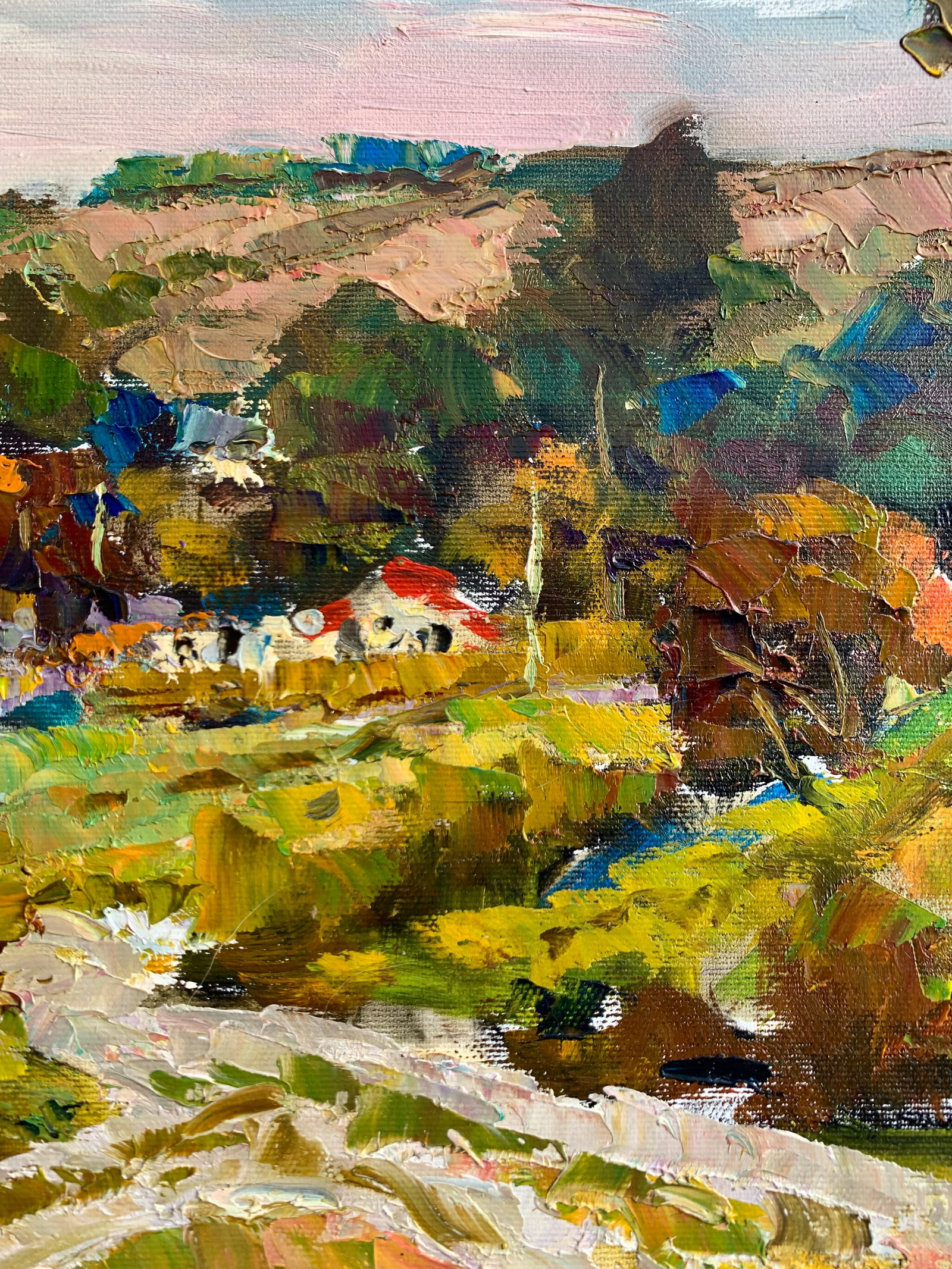 Oil painting Among the hills Sergey Ivanovich Animov - 7