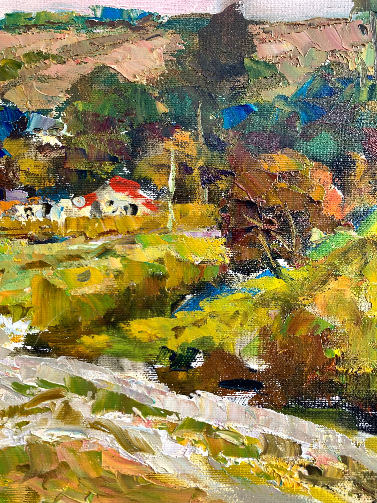 Oil painting Among the hills Sergey Ivanovich Animov - 8