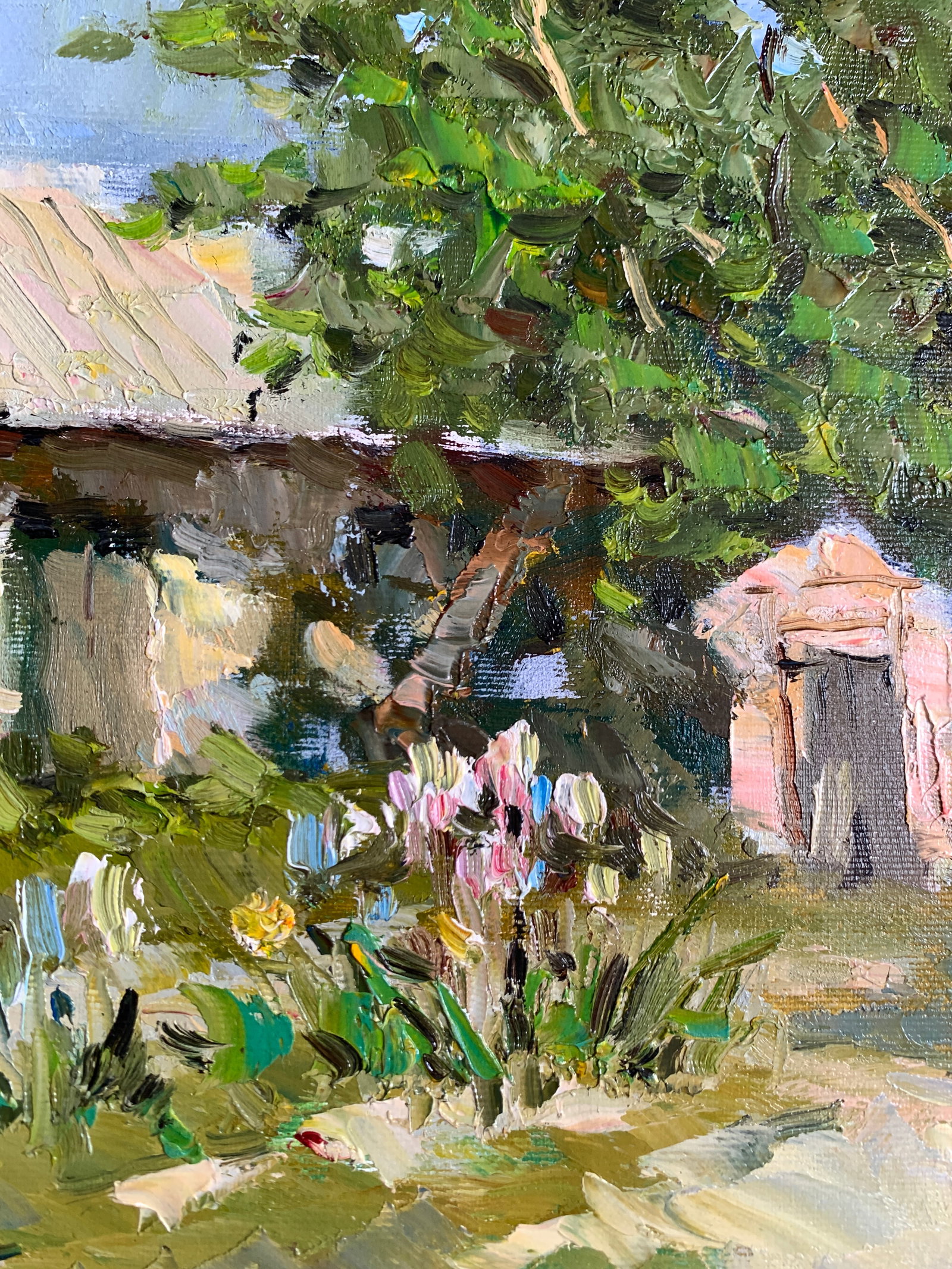 Oil painting Green porch Sergey Ivanovich Animov - 10