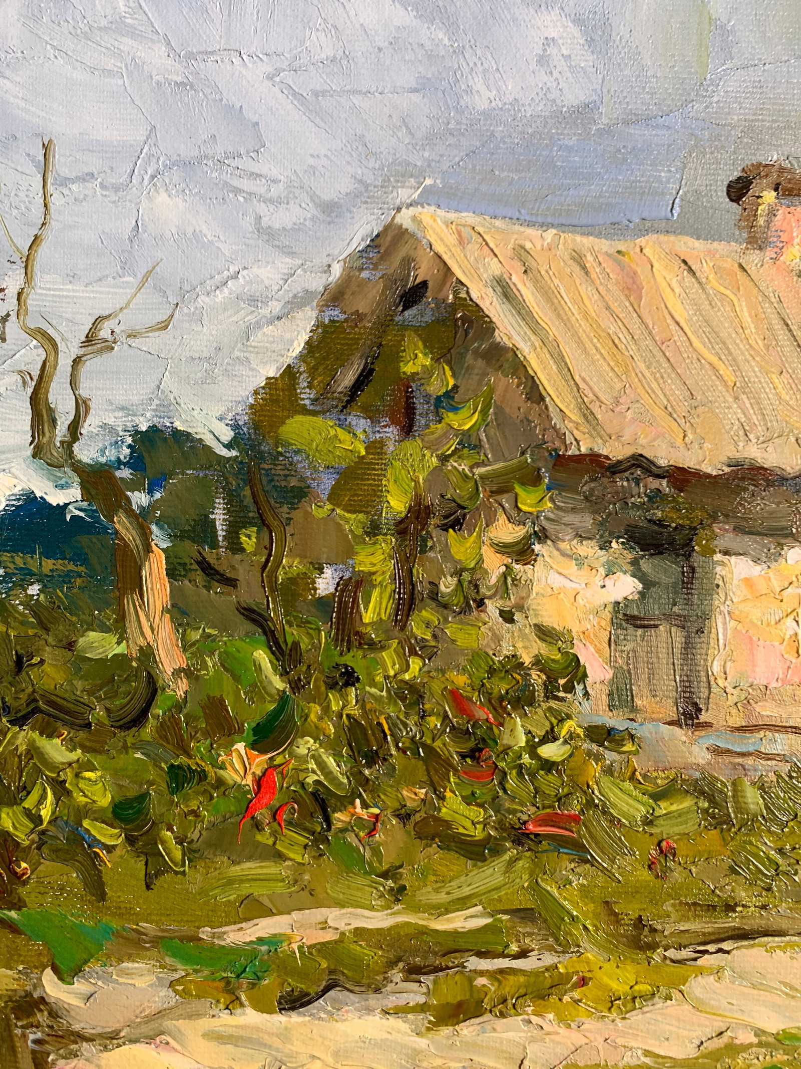 Oil painting Green porch Sergey Ivanovich Animov - 4