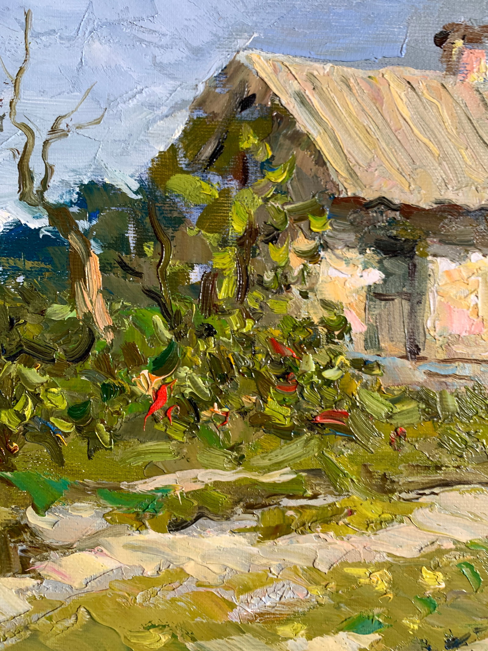 Oil painting Green porch Sergey Ivanovich Animov - 5