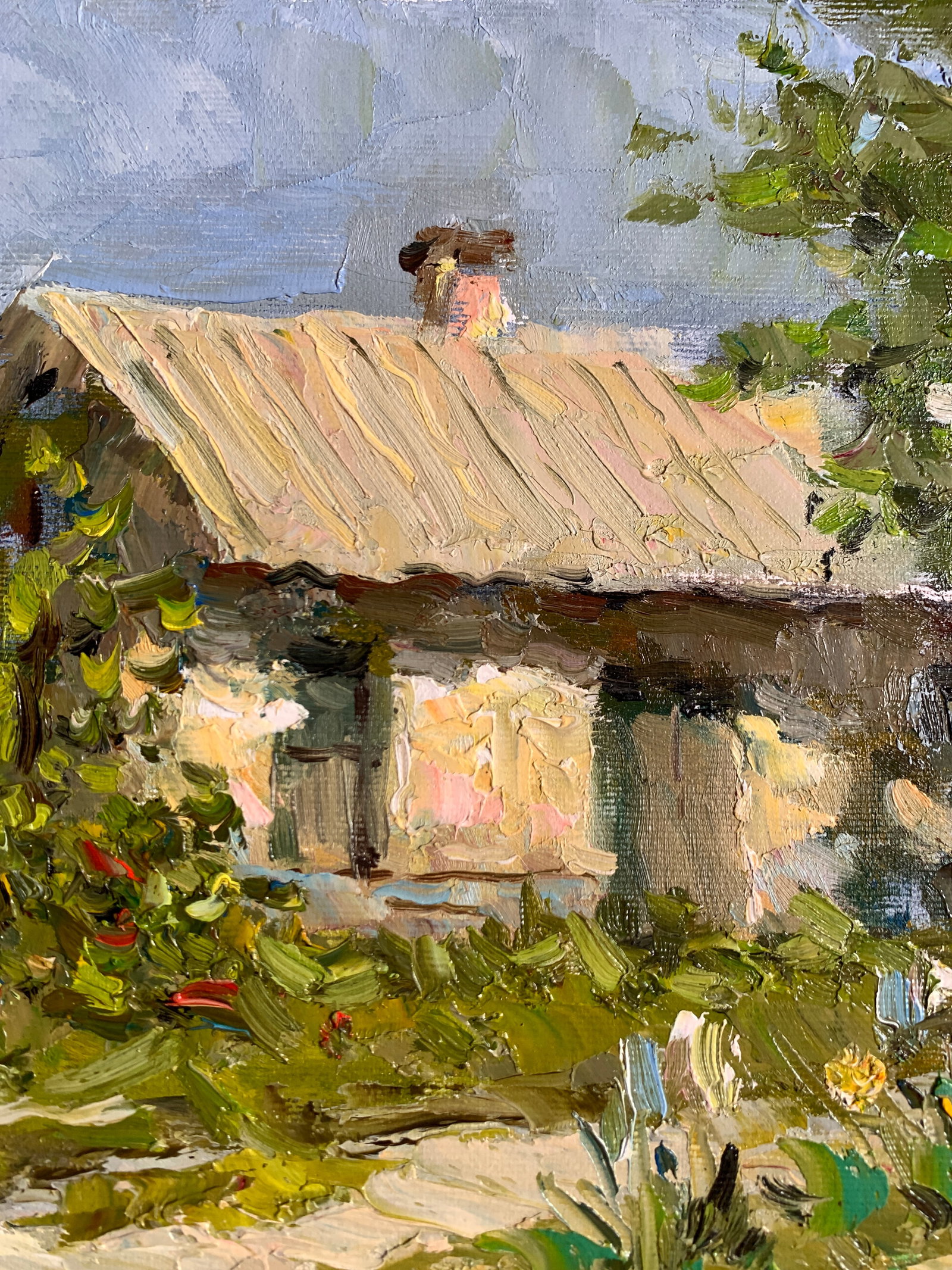 Oil painting Green porch Sergey Ivanovich Animov - 6