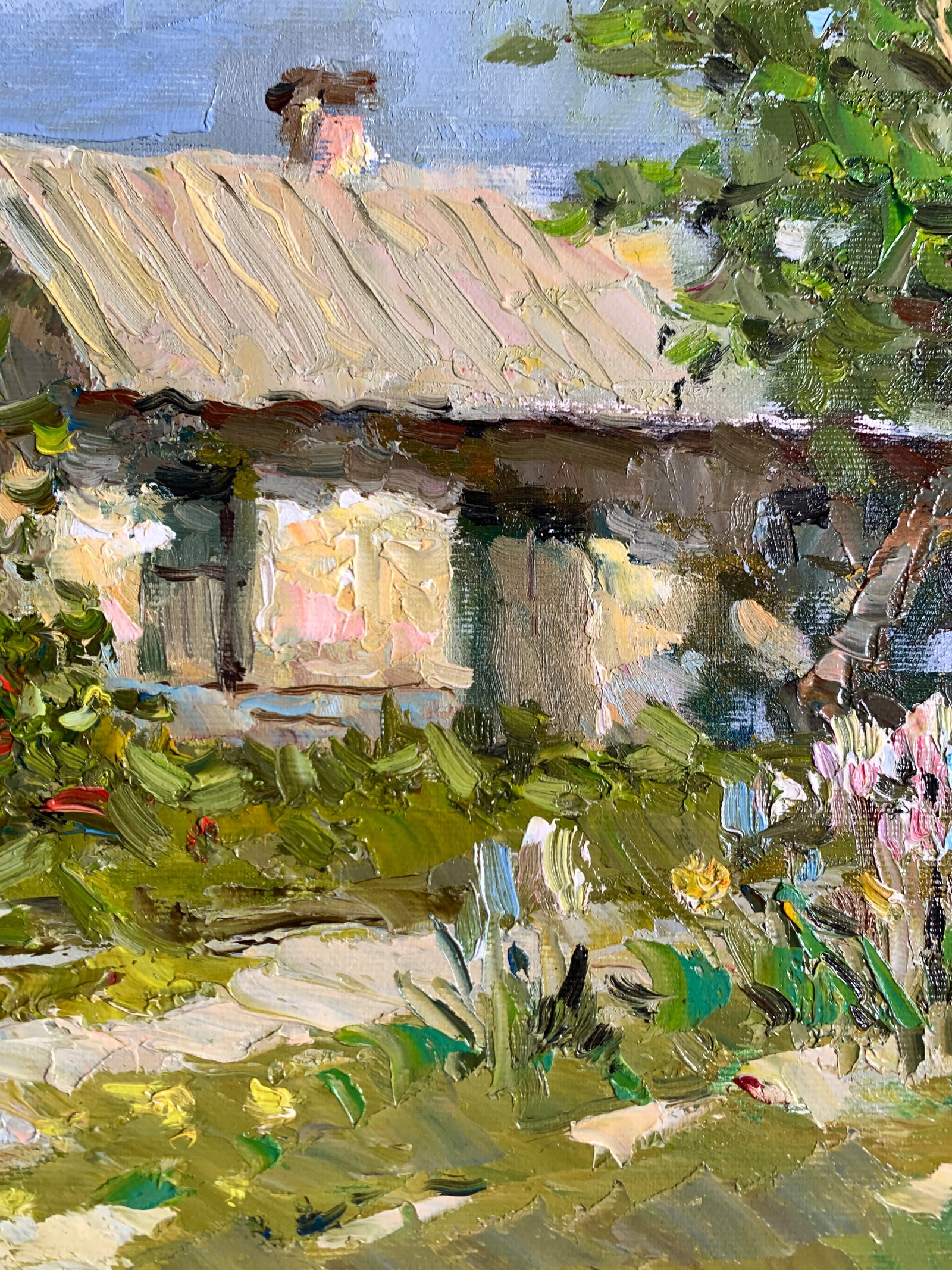 Oil painting Green porch Sergey Ivanovich Animov - 7