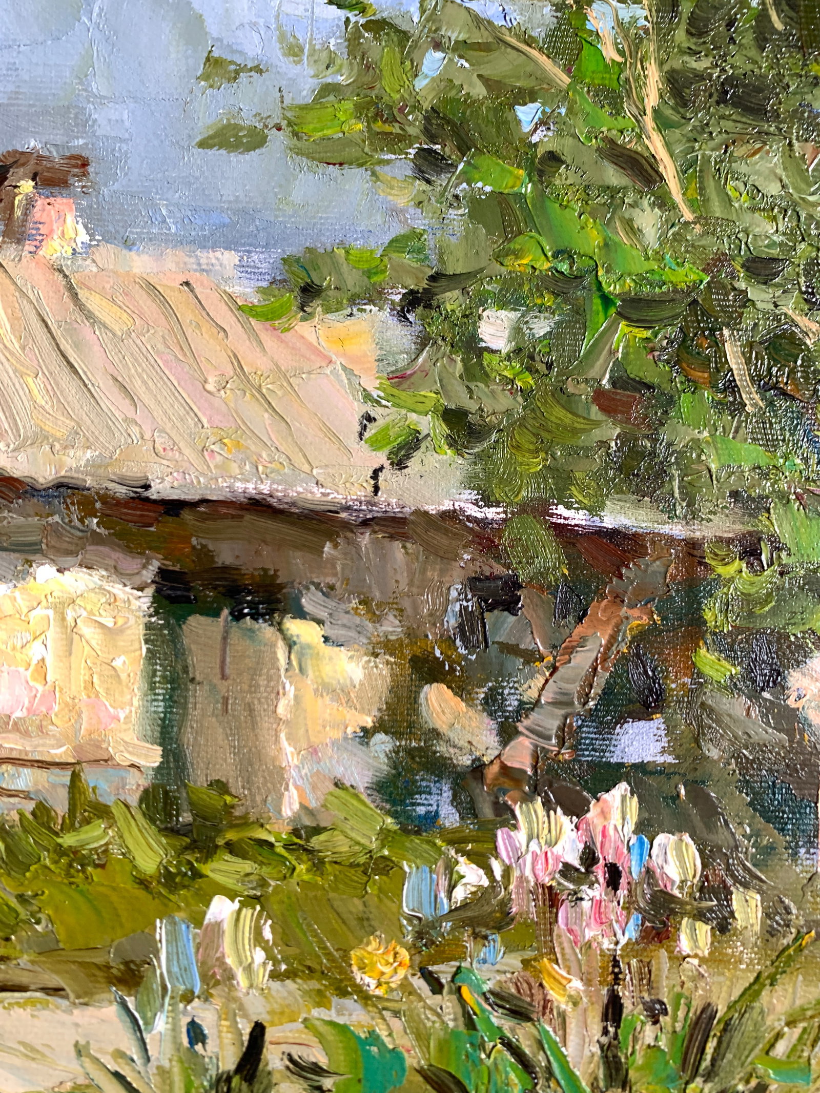 Oil painting Green porch Sergey Ivanovich Animov - 8