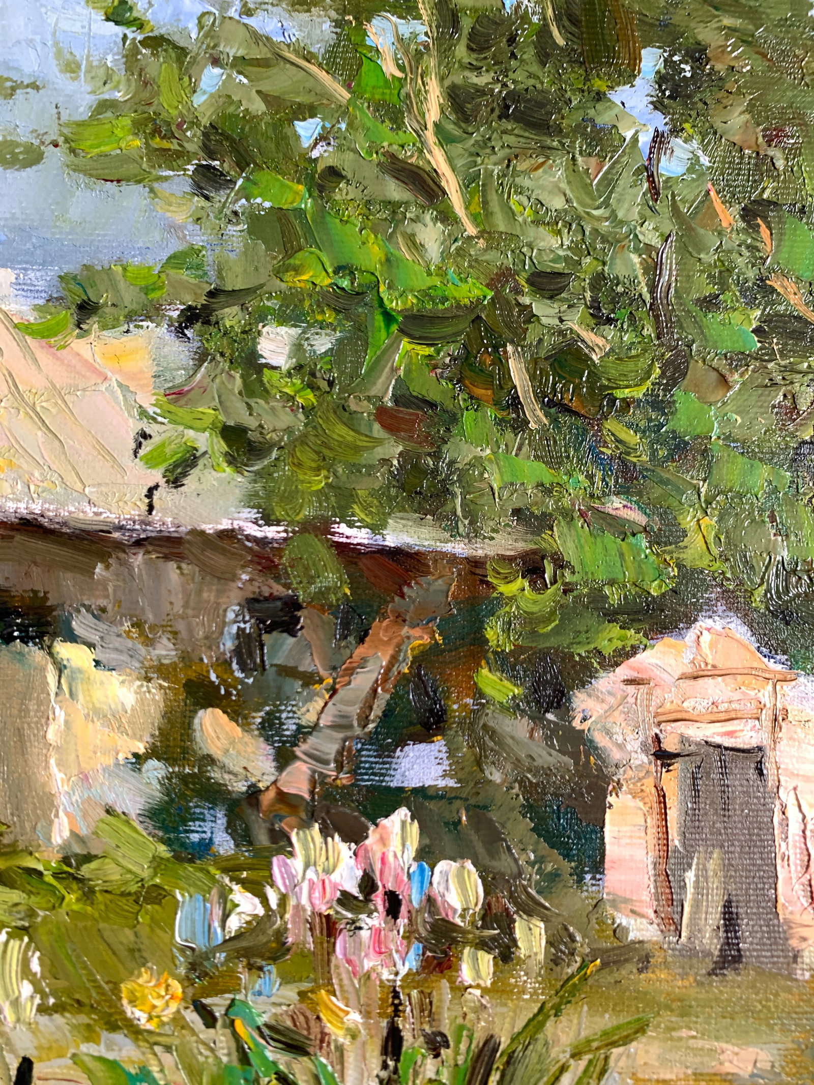 Oil painting Green porch Sergey Ivanovich Animov - 9