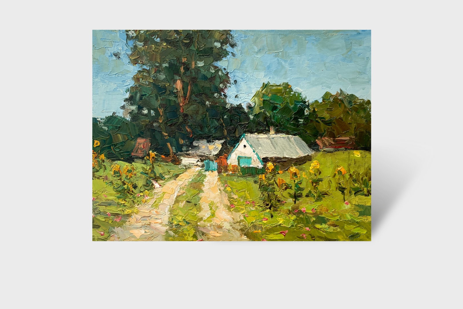Oil painting way home Sergey Ivanovich Animov - 11