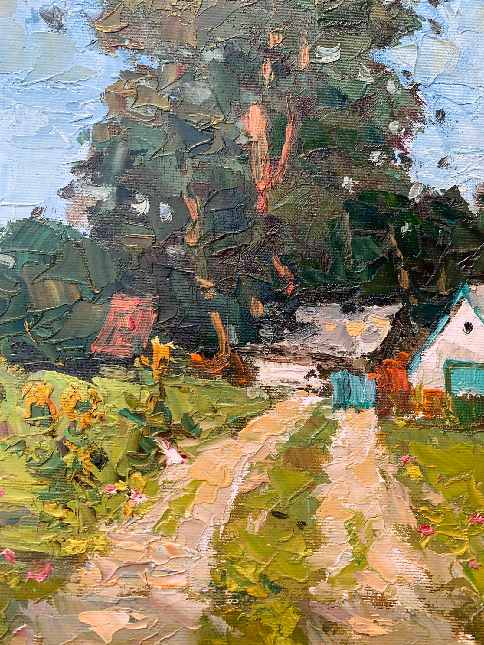 Oil painting way home Sergey Ivanovich Animov - 4