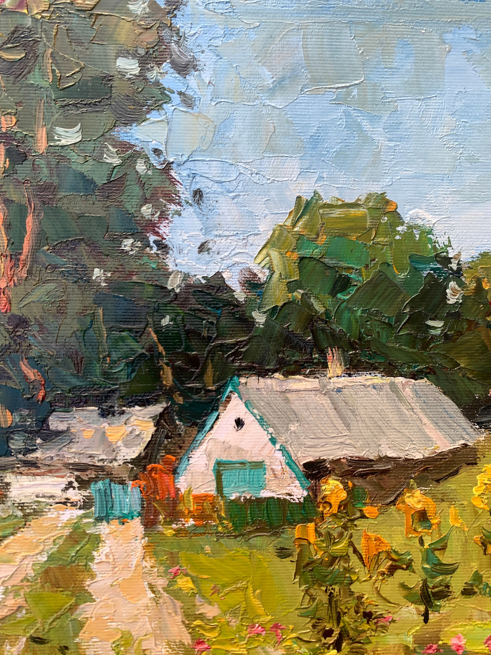 Oil painting way home Sergey Ivanovich Animov - 5