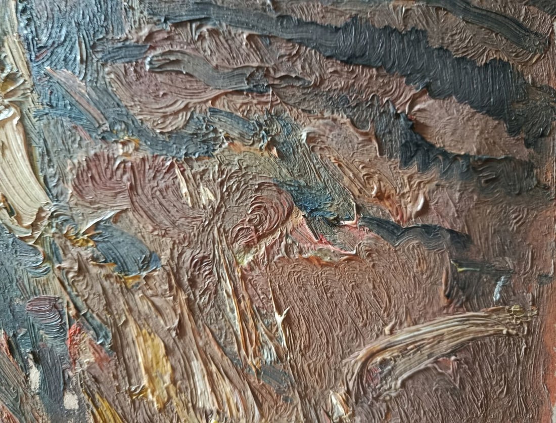 Oil painting We'll come back home again Unknown artist - 6