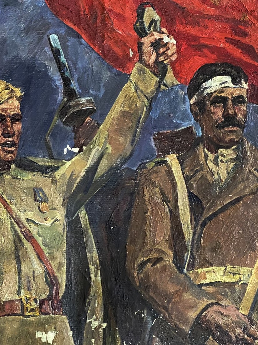 Oil painting Victory of the Red Army Unknown artist - 6