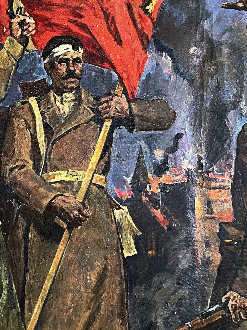 Oil painting Victory of the Red Army Unknown artist - 8