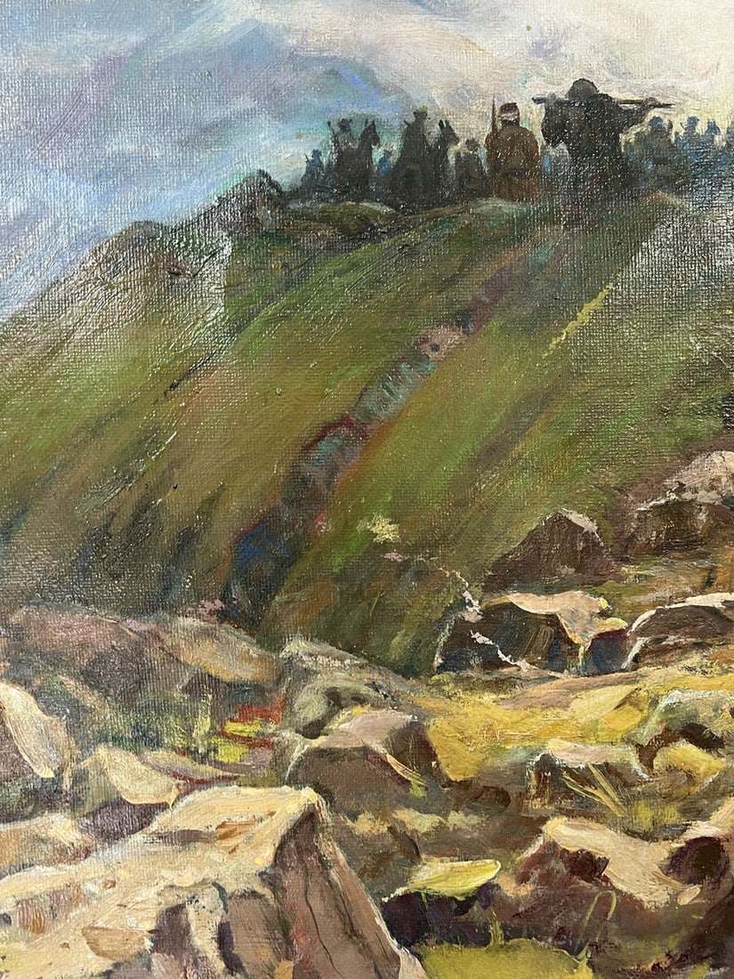 Oil painting Whisper of the Wind in the mountains Fedor Konev - 12