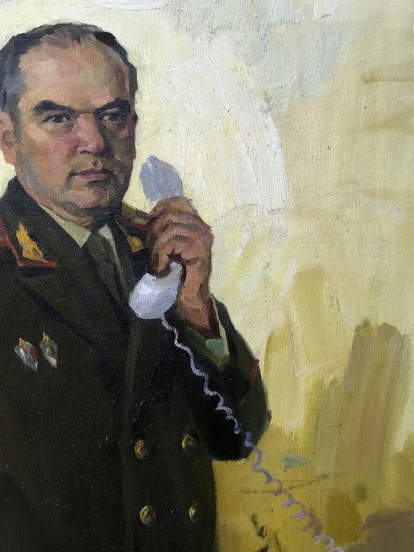Oil painting Portrait of Major General of the KGB Koval A.S. Soroka Arkady Vasilievich - 3