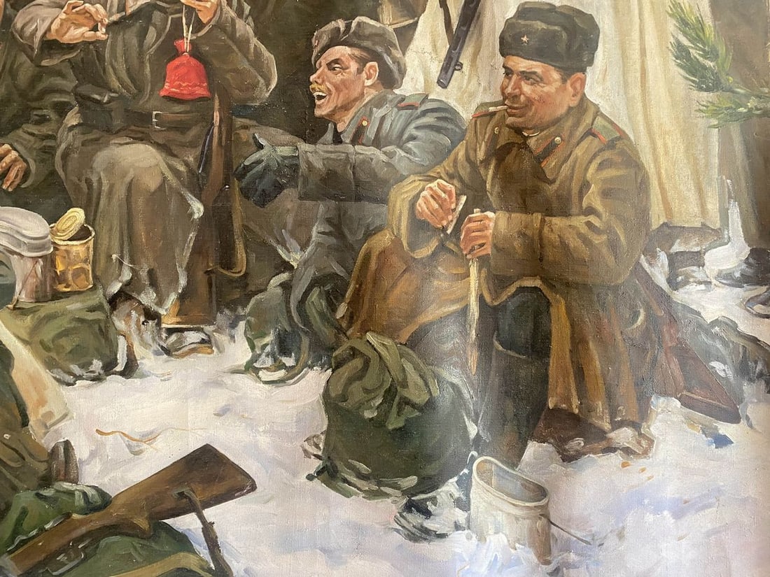 Oil painting Lunch break Unknown artist - 10