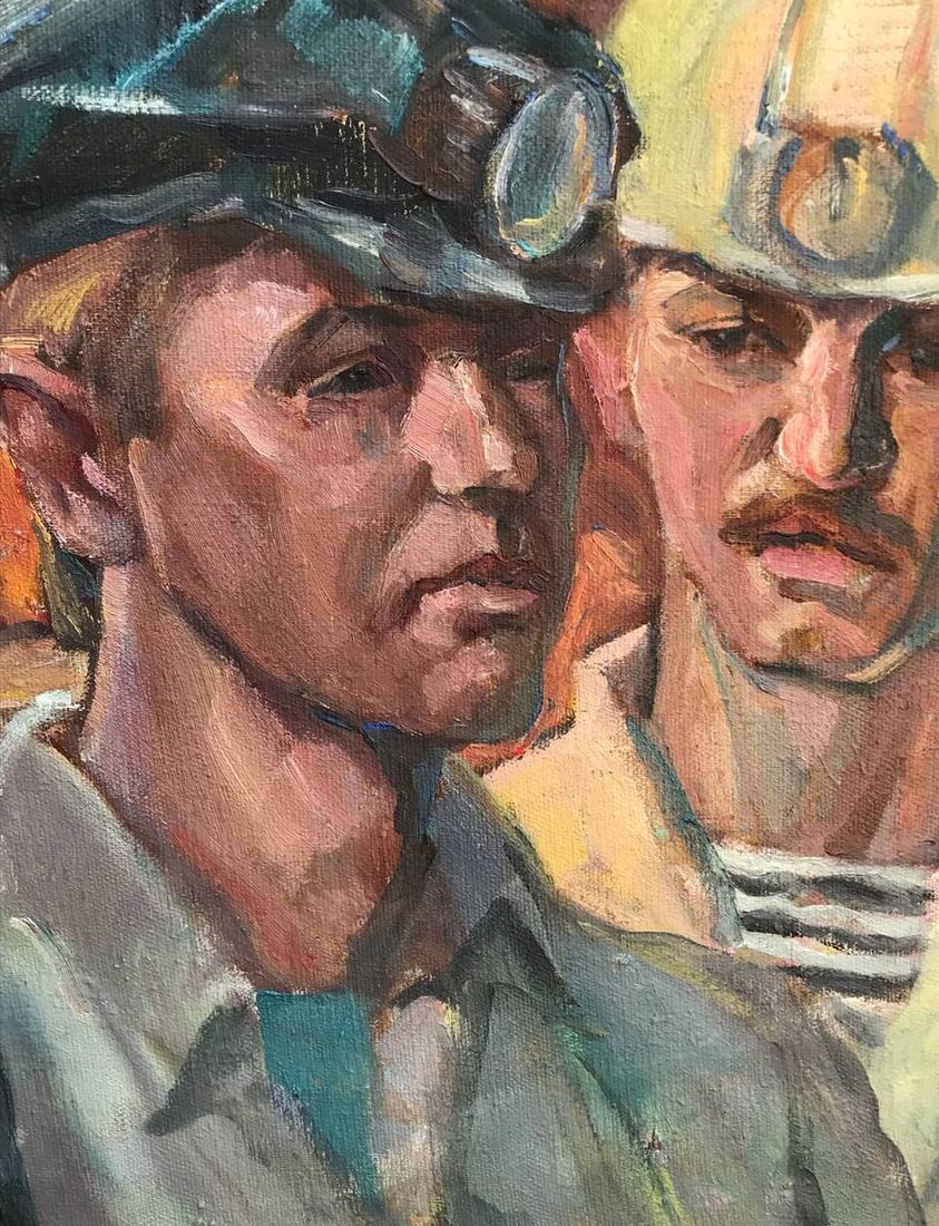 Oil painting After the watch Mishurovsky V - 7