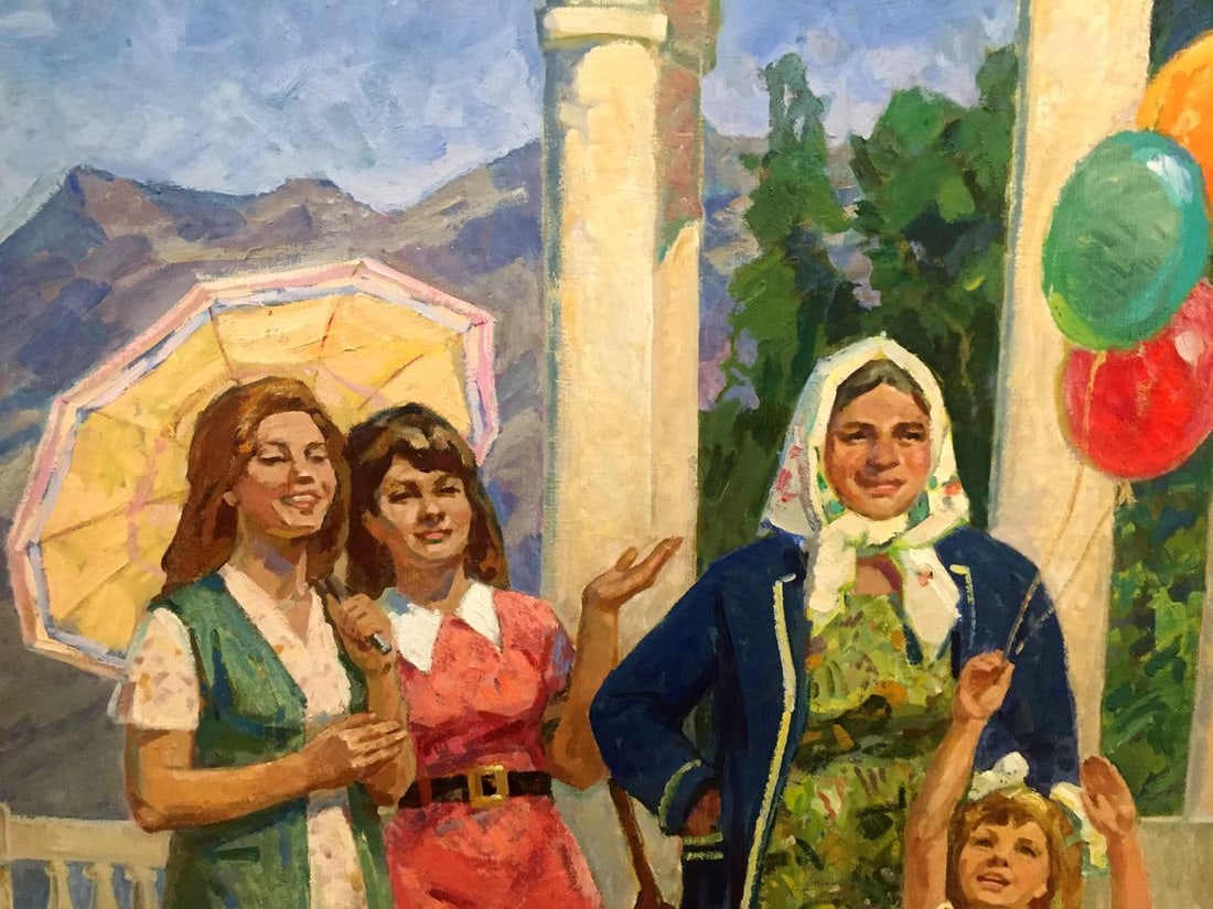 Oil painting Daughter's birthday Chuchalin M.I. - 2