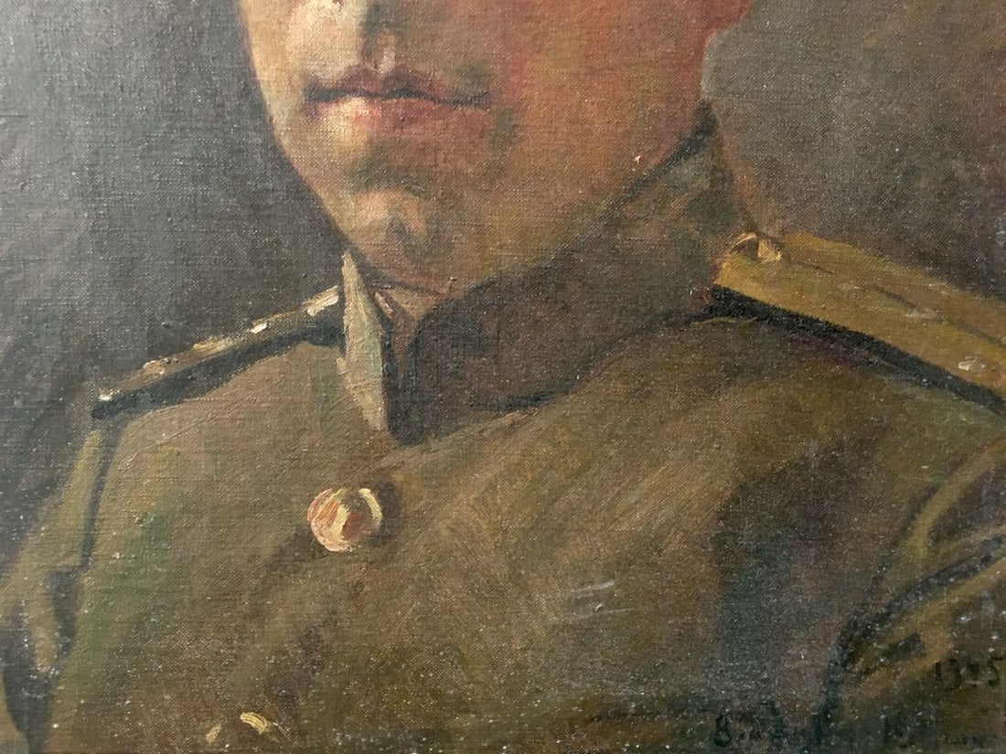Oil painting Portrait of a soldier Vladimir Aleksandrovich Kuznetsov - 5