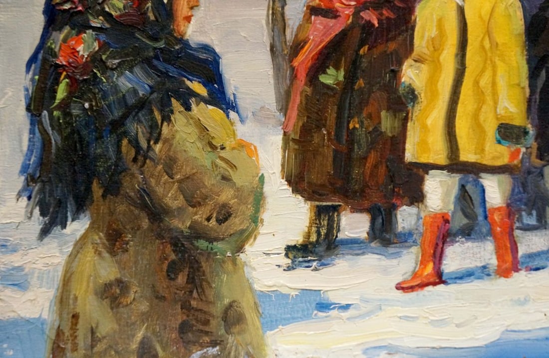 Oil painting For Baptism Popov Igor Alexandrovich - 2