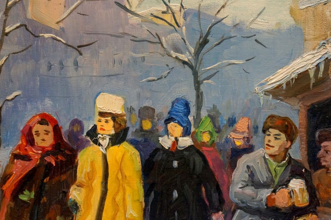 Oil painting For Baptism Popov Igor Alexandrovich - 4