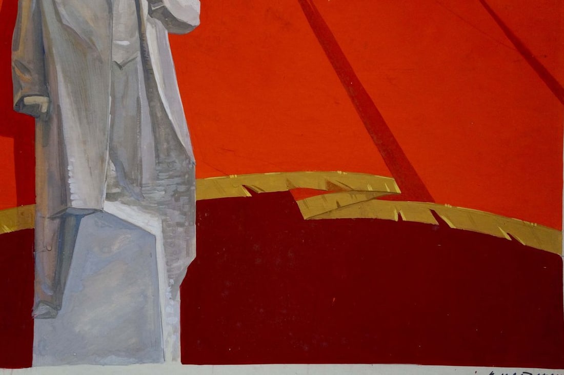 Painting Portrait of Lenin - 5
