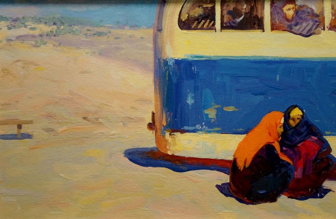 Oil painting On the road Sulimenko Peter Stepanovich - 2