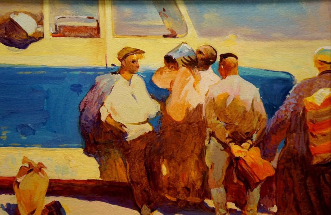 Oil painting On the road Sulimenko Peter Stepanovich - 4