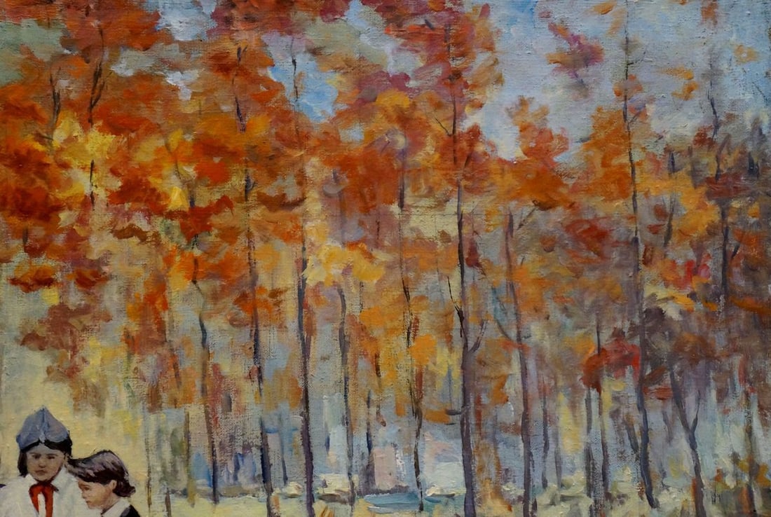 Oil painting In the park - 4