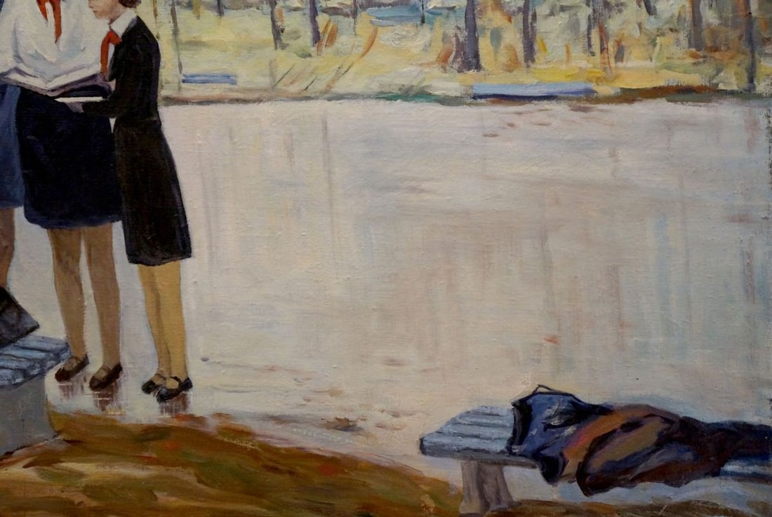Oil painting In the park - 5