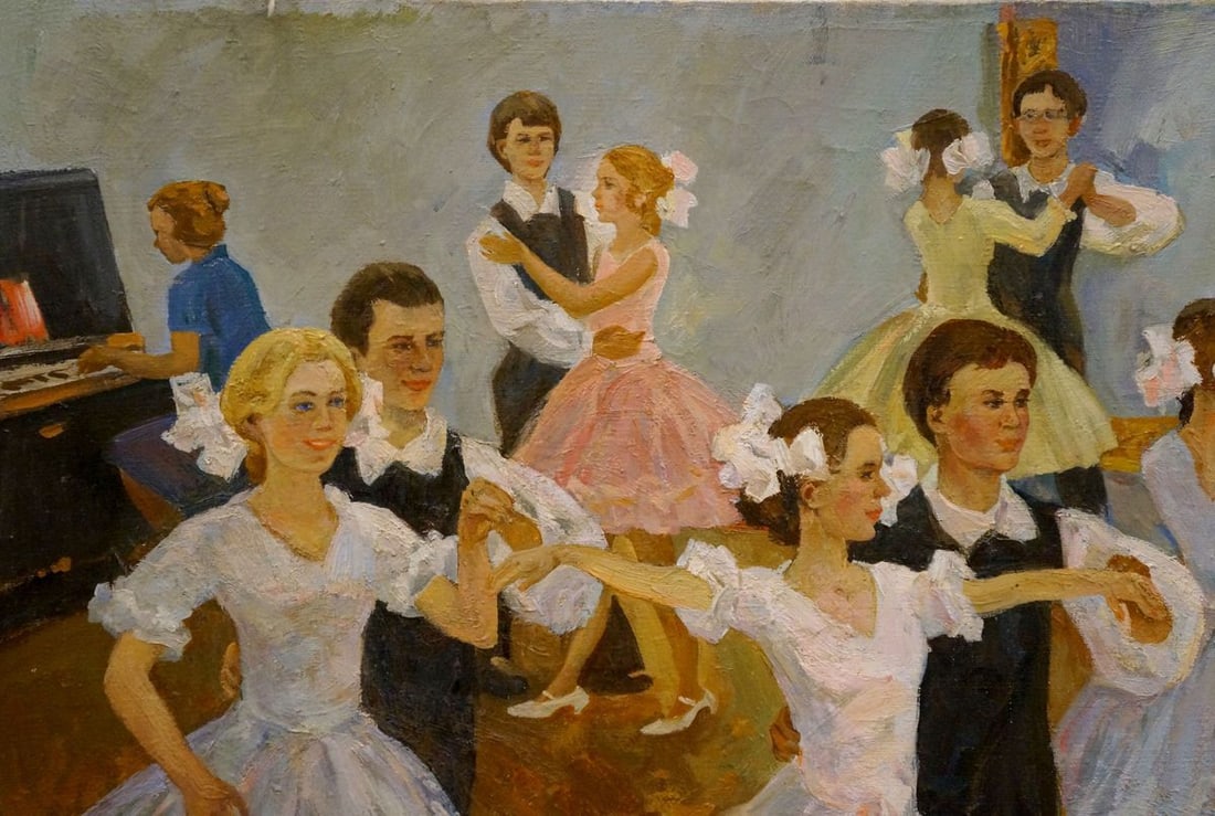 Oil painting Ballroom dancing Fomenok Stanislav Fedorovich - 3