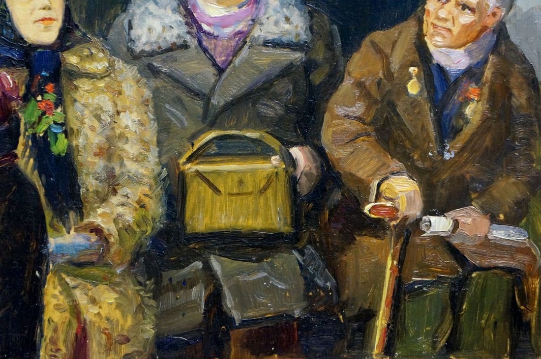 Oil painting Family portrait Popov Igor Alexandrovich - 5