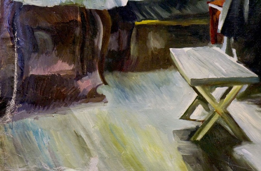 Oil painting The first slogan Titarenko Maria Anatolyevna - 2