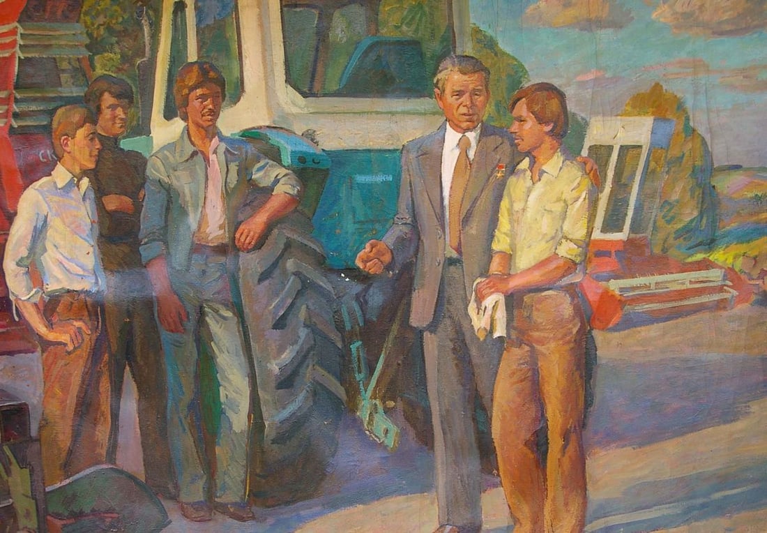 Oil painting Workers Kozik Viktor Georgievich - 2