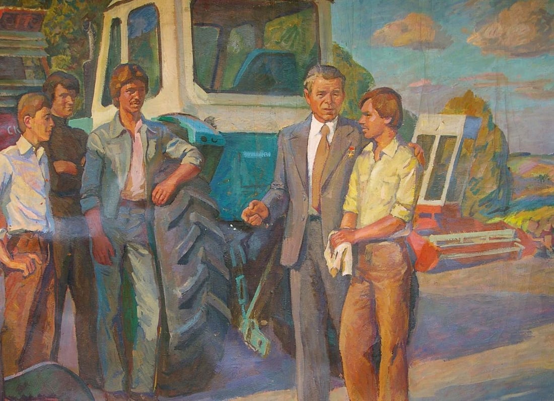 Oil painting Workers Kozik Viktor Georgievich - 4
