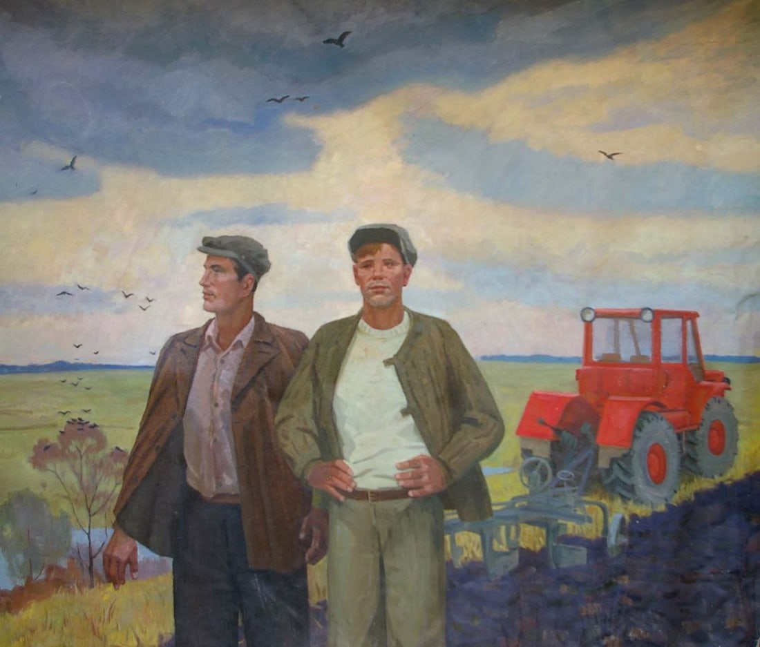 Oil painting Machine operators Khokhlov Fedor Ivanovich - 4