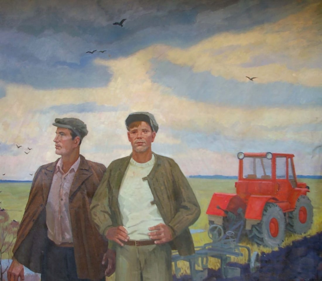 Oil painting Machine operators Khokhlov Fedor Ivanovich - 5