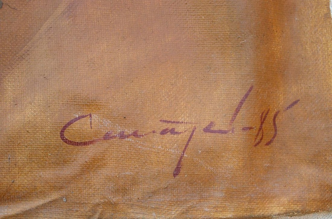Oil painting Lenin with the Komsomol Unknown artist - 7