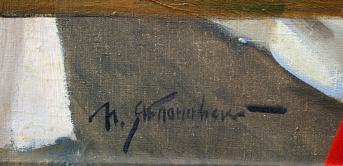 Oil painting Lenin with people Yablonsky P. - 5
