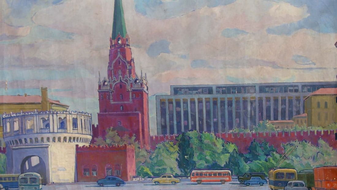 Oil painting Red Square Strelnikov Vladimir Vladimirovich - 2