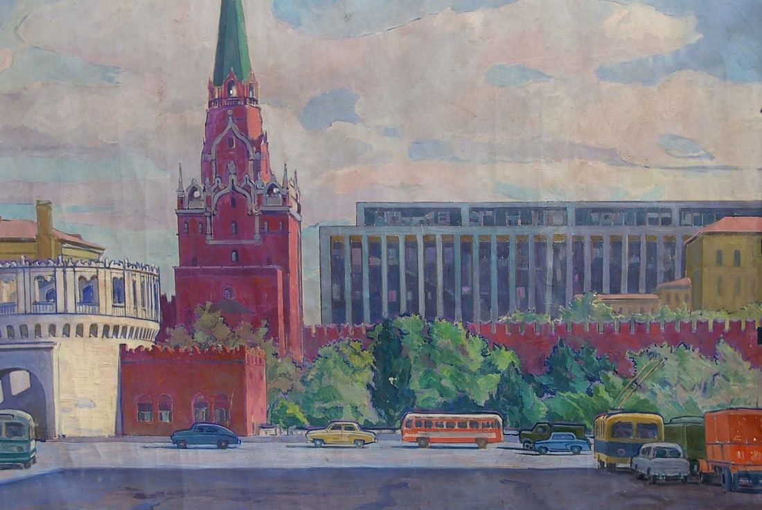 Oil painting Red Square Strelnikov Vladimir Vladimirovich - 3