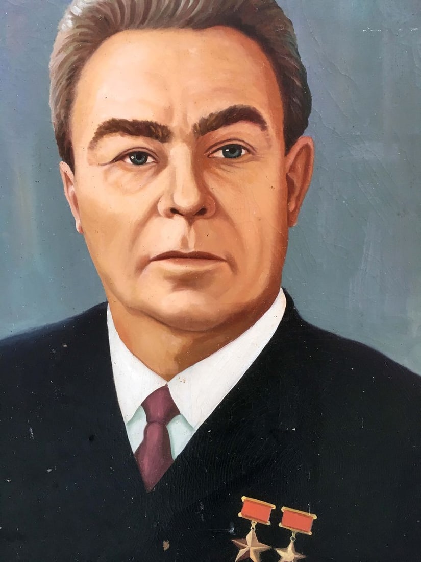 Leonid Brezhnev oil painting - 4