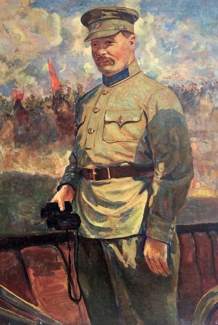 Oil painting Red commander Vinokurova Maria Yakovlevna (1 of 10)
