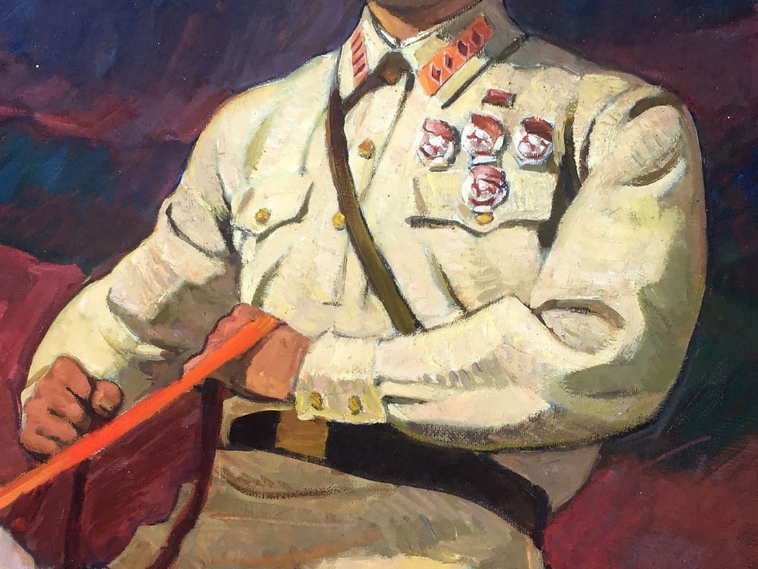Oil painting Portrait of an officer Sirotenko Yuri Georgievich - 2