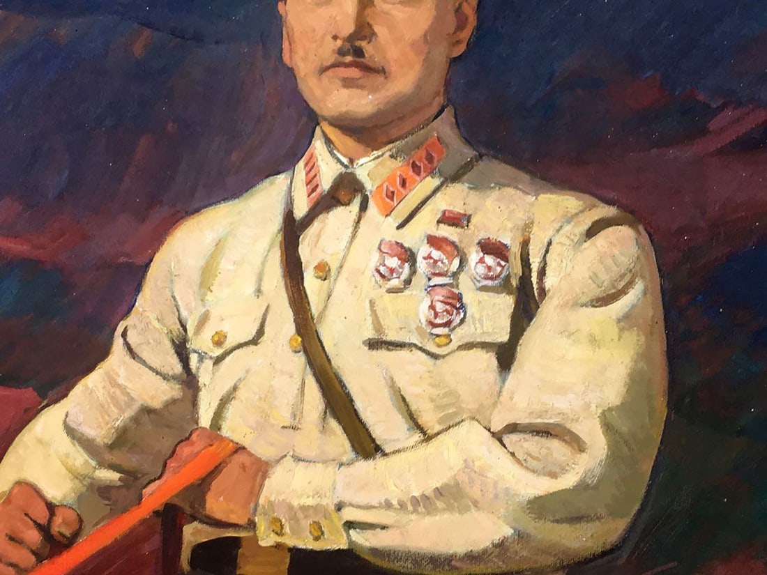 Oil painting Portrait of an officer Sirotenko Yuri Georgievich - 8