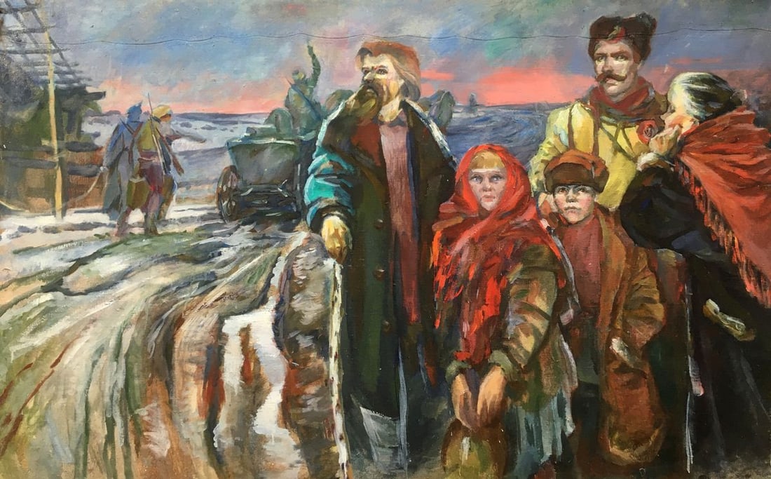 Oil painting Everyday life of people Andrey Ivanovich Serkov - 3