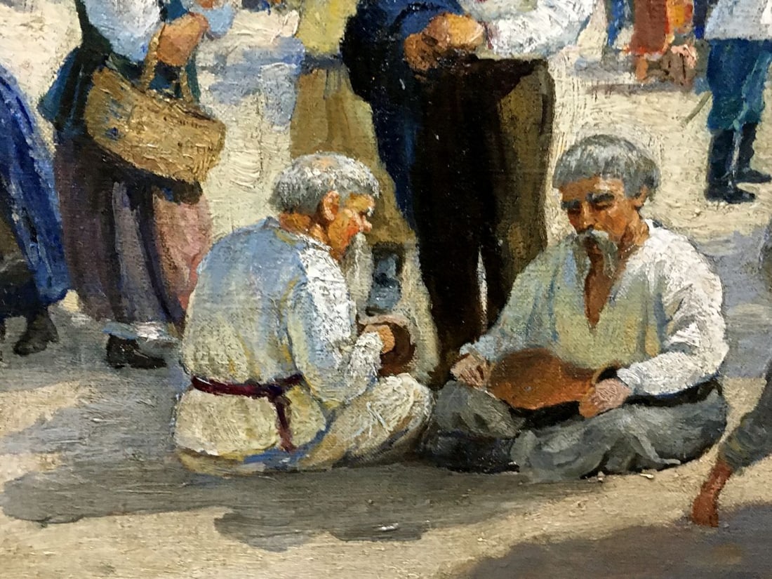 Oil painting Ilyinsky fair in Romny Dubinchuk Victor - 3