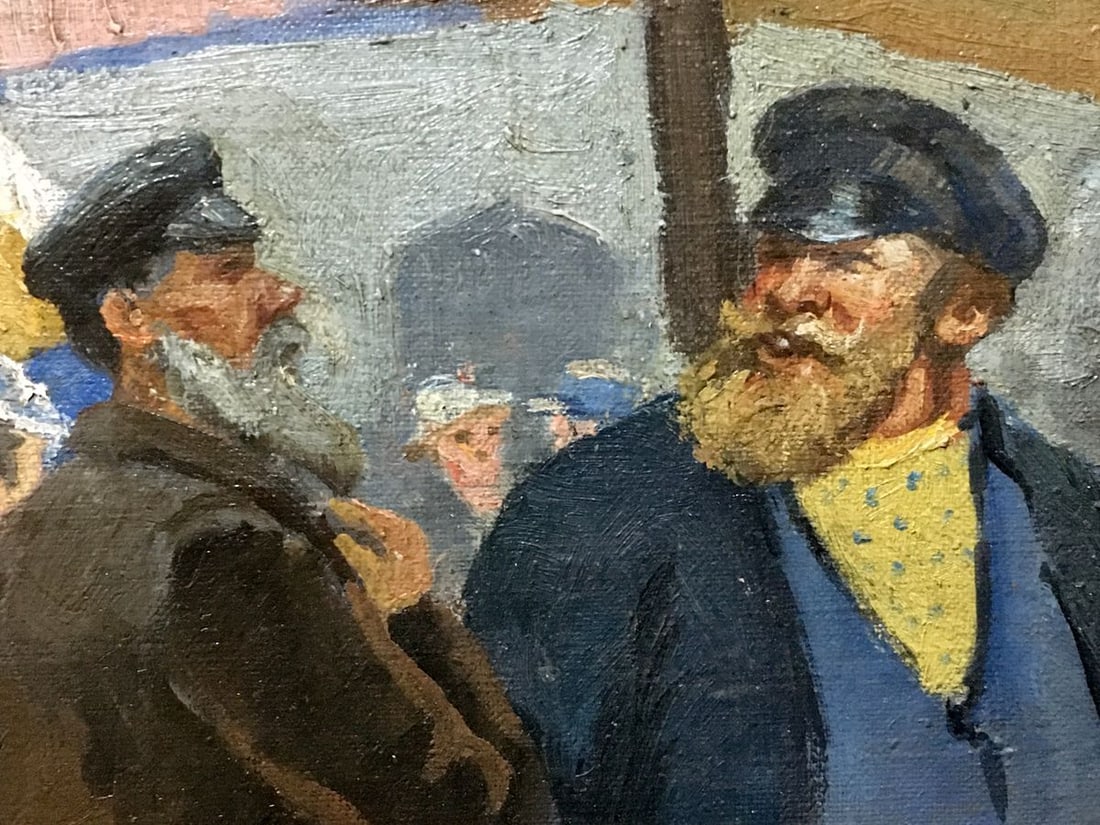 Oil painting Ilyinsky fair in Romny Dubinchuk Victor - 8