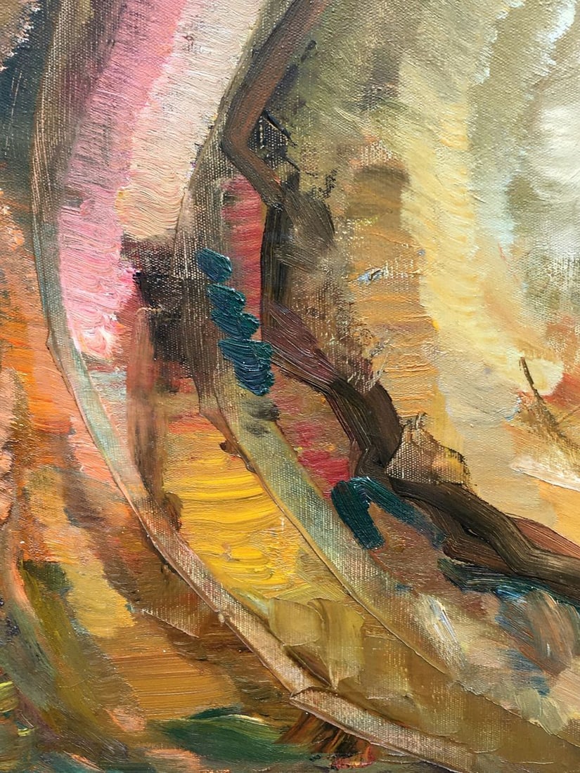 Social realism oil painting Land development Tsyun A. - 11